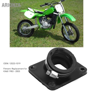 ARIONZA ท่อร่วมไอดีคาร์บูเรเตอร์ Boot 12023-1019 เปลี่ยนยางสีดำสำหรับ KX60 1983-2003