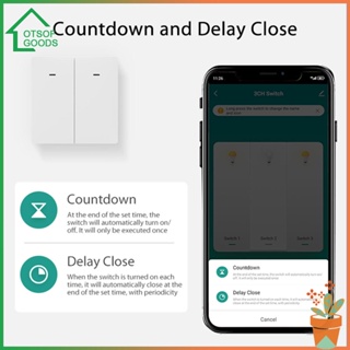 ✿ ล็อตซอฟกู้ด ✿  1/2/3 แก๊ง สวิตช์ไฟอัจฉริยะ แอพ รีโมทคอนโทรล Tuya WIFI สวิตช์ไฟอัจฉริยะ ติดผนัง ไม่ต้องใช้ฮับ ปุ่มกด ตั้งเวลาเปิด / ปิด
