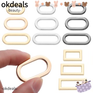 Okdeals หัวเข็มขัด รูปตัว D DIY อุปกรณ์เสริม สําหรับสายคล้องกระเป๋า