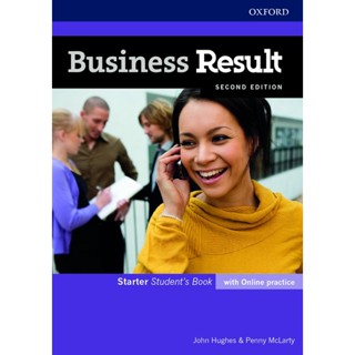 Bundanjai (หนังสือเรียนภาษาอังกฤษ Oxford) Business Result 2nd ED Starter : Students Book +Online Practice (P)