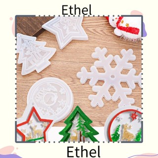 Ethel1 แม่พิมพ์ซิลิโคนเรซิ่น รูปกวางเอลก์ สําหรับทําเครื่องประดับ