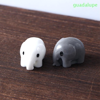 Guadalupe โมเดลรูปปั้นช้าง ขนาดเล็ก สําหรับตกแต่งบ้านตุ๊กตา สวน DIY 2 10 20 ชิ้น