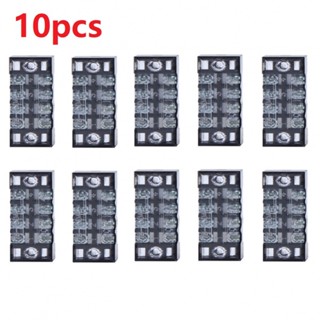 ⚡NEW 8⚡Terminal Block 0.5-25mm² 10pcs 5.4 X 2.2 X 1.7cm Accessories Black Fixing