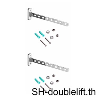 1/2 ราวตากผ้า 8 รู ที่แขวนผ้า กันสนิม กันน้ํา ราวตากผ้า สเตนเลส บ้าน พับได้ ที่จัดระเบียบเสื้อผ้า Ĕфф