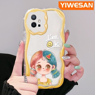 เคสโทรศัพท์มือถือใส แบบนิ่ม ลายการ์ตูนผู้หญิง กันกระแทก สําหรับ vivo y55 y75 5G y55s 2023 y33s 2023 y33e y52t y30 t1 5G iqoo z6