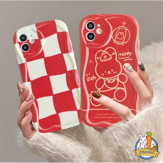 เคสโทรศัพท์มือถือ TPU นิ่ม กันรอยขีดข่วน ป้องกันเต็มเลนส์ ลายกระต่ายน่ารัก สีขาว สีแดง สําหรับ Infinix Hot 30i 30 20i 20 12 9 8 Play Lite Note 12 Pro Turbo G96 Smart 7 6 5