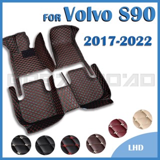 แผ่นรองพื้นรถยนต์ RHD อุปกรณ์เสริม สําหรับ Volvo S90 2017 2018 2019 2020 2021 2022