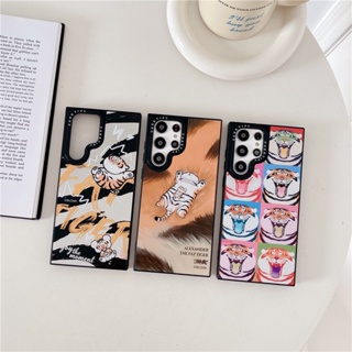 CASETIFY【Funny Tiger】เคสโทรศัพท์มือถือ TPU กันกระแทก ลายเสือเซลฟี่ สําหรับ Samsung Galaxy S23 Ultra S23 Plus S22 Ultra