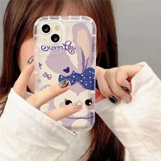 Yiki|เคสโทรศัพท์มือถือแบบนิ่ม ใส ลายการ์ตูนคลื่น StellaLou น่ารัก สําหรับ OPPO Reno 8T 5G 8 7 6 Lite 6 Pro 6 5F 5 4F 4 Lite 4 Pro 4