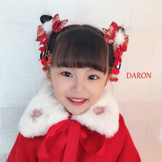 Daron กิ๊บติดผม รูปโบว์น่ารัก สไตล์จีน สําหรับผู้หญิง เทศกาลปีใหม่