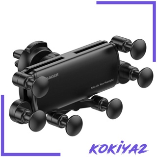 [Kokiya2] อุปกรณ์เมาท์ขาตั้ง 360 องศา ติดช่องแอร์รถยนต์° แท่นชาร์จโทรศัพท์ แบบหมุนได้