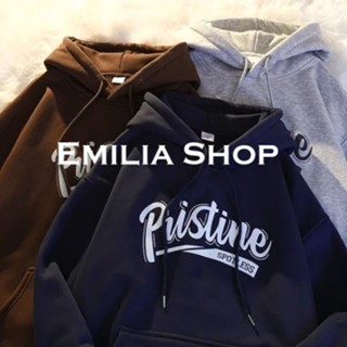 EMILIA SHOP  เสื้อผ้าผู้ญิง แขนยาว เสื้อฮู้ด  Stylish ins คุณภาพสูง สบาย A28J0X5 36Z230909