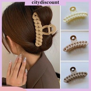 &lt;citydiscount&gt; กิ๊บติดผม แบบเกลียว ยืดหยุ่น สปริงแข็งแรง กันลื่น ขนาดใหญ่ น้ําหนักเบา เครื่องประดับผม สําหรับผู้หญิง