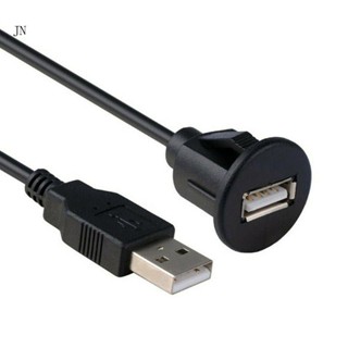 Jn สายเคเบิลต่อขยาย USB2 0 ตัวผู้ เป็นตัวเมีย สําหรับแดชบอร์ดรถยนต์ SUV