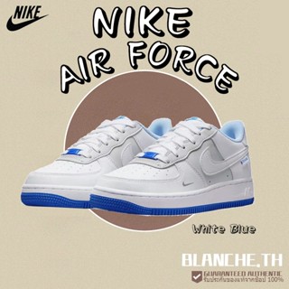 [ของแท้100%]  Nike Air Force 1 Low GS "White Blue" FB1844-111 Sneakers