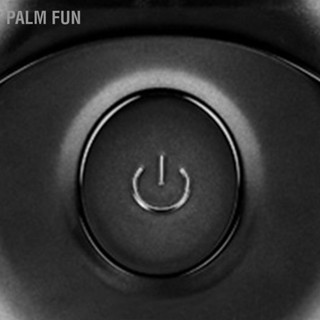 Palm Fun ที่กันหนวดเคราขนาดเล็กไร้สายแบบชาร์จไฟได้รูปทรงกลมการป้องกันความปลอดภัย Beard Clipper