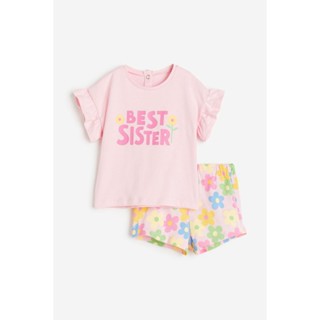 H&amp;M  Girl 2-piece printed cotton set 1139080_1