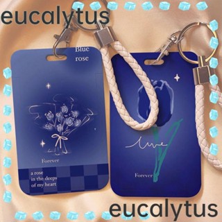 Eucalytus1 ที่ใส่บัตรเครดิต พลาสติก ลายการ์ตูน สําหรับนักเรียนผู้ชาย ผู้หญิง