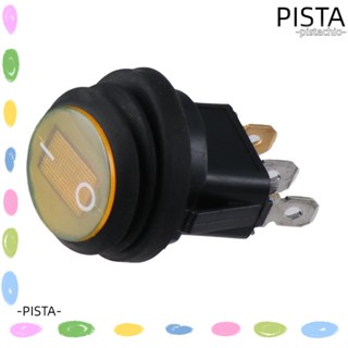 PISTA สวิตช์เปิดปิดไฟ ทรงกลม กันน้ํา 4 ชิ้น สําหรับ KCD2