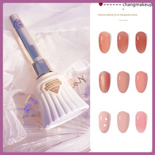 Roseabout Full And Rich Nude Nail Polish Uv Gel 15ml ขวดขนาดใหญ่กระโปรงน้ำแข็งใสสีกาวส่องไฟยาทาเล็บ cod