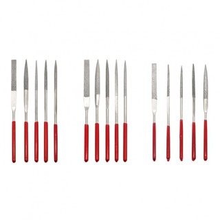 ชุดเครื่องมือแกะสลักไม้ เข็มเพชร ด้ามจับยาง 5 ชิ้น สําหรับทํางานฝีมือ DIY