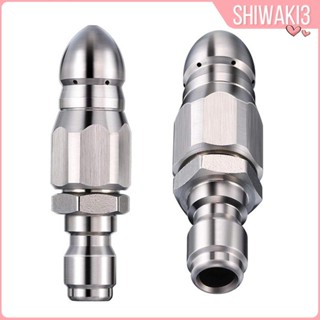 [Shiwaki3] หัวฉีดท่อระบายน้ํา 5000 PSI สําหรับเครื่องฉีดน้ําแรงดัน 1/4