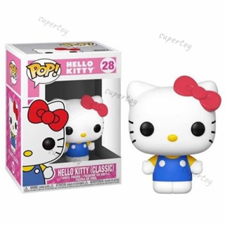 Funko Pop 28 Sanrio: Hello Kitty - ของเล่นฟิกเกอร์ Hello Kitty คลาสสิก