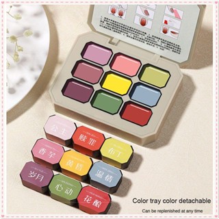 แอนนี่ 9 สี Solid State Patting ยาทาเล็บเจลอิ่มตัวสูงหนาปั่นสีย้อมไล่ระดับสีจิตรกรรมส่องไฟกาวฤดูใบไม้ผลิฤดูร้อนเล็บสำหรับร้านเล็บ JOYFEEL