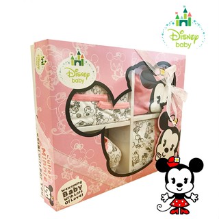 Disney Cuties Minnie New Born ชุดเซตเด็กทารกแรกเกิด Hamper Baby/ Set Hadiah Bayi (5 ชิ้น) /Ф`