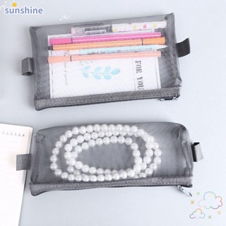 Ssunshine 2 in1 ที่เก็บเครื่องสําอาง ดินสอ มีซิป 3 สี