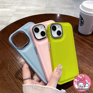 เคสโทรศัพท์มือถือซิลิโคน TPU แบบนิ่ม กันกระแทก สีมาการอง สําหรับ iPhone 14 13 12 11 Pro Max X Xr Xs Max 8 7 Plus SE 2020