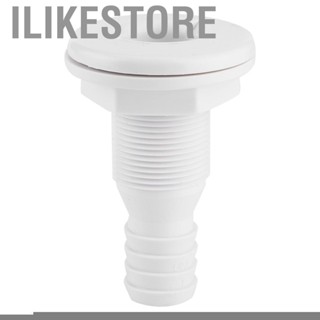 Ilikestore Thru Hull Bilge Fitting 1in Nylon Plastic Marine Pump Hose Aerator for Boat Yacht Sail RV Truck