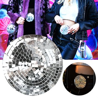 New 1pc Disco Waist Purse Disco Party Ball Decoration Bag Small Leather Bag