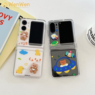 Wenwen เคสโทรศัพท์มือถือ ลายการ์ตูน สไตล์เกาหลี สําหรับ OPPO Find N2