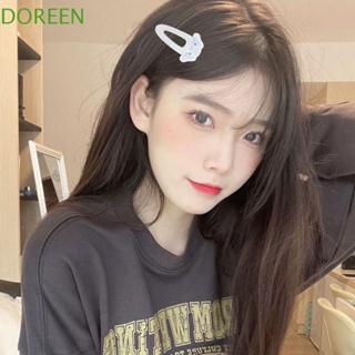 Doreen กิ๊บติดผมอะคริลิค ลายการ์ตูน สไตล์เกาหลี สําหรับผู้หญิง