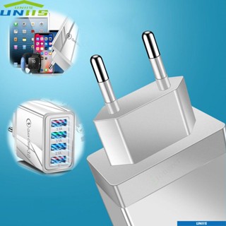 Uniis ที่ชาร์จแท็บเล็ต USB หลายพอร์ต แบบพกพา ปลั๊ก EU US