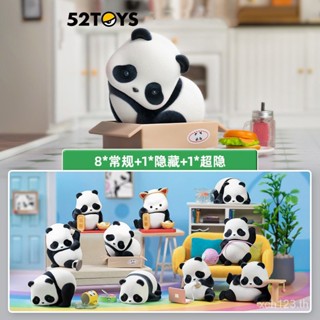 [พร้อมส่ง] ของแท้ PandaRoll Panda is a Cat Series Mystery Box Knurled Flower Panda Fubao Xiangguolai IOIW