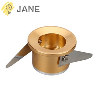 Jane ซ็อกเก็ตหลอดไฟ LED ดาวน์ไลท์ สีเงิน สีดํา สีทอง สีขาว สําหรับติดเพดานตู้