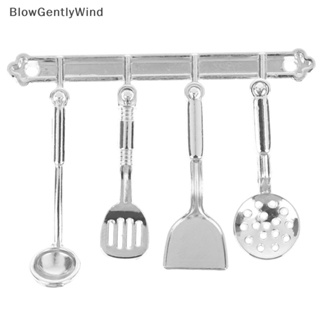 Blowgentlywind ชุดเครื่องครัวจิ๋ว 1:12 สําหรับบ้านตุ๊กตา 5 ชิ้น ต่อชุด BGW