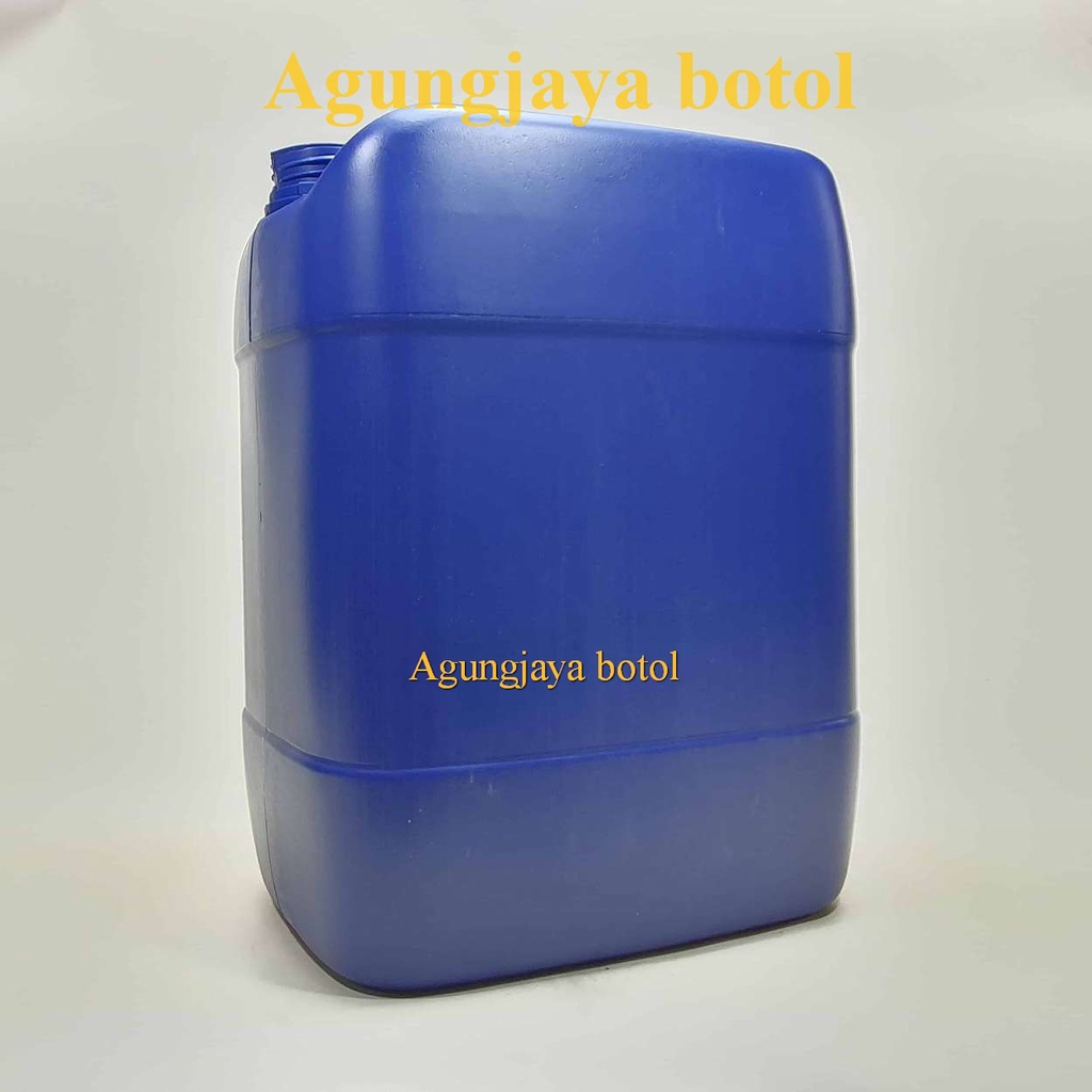 25 ลิตร สีฟ้า Hdpe Jerry Can พร้อมฝาปิดสีดํา / Hdpe Jerry Can / Jerry Can / Honey Jerry Can / 25 ลิต