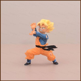 Cool ใหม่ โมเดลฟิกเกอร์ Dragon Ball Son Goten Super Saiyan Kamehameha ของเล่น ของสะสม สําหรับเด็ก