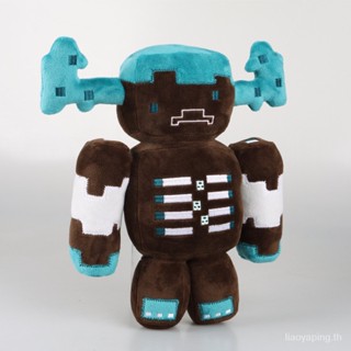 พร้อมส่ง ขายดี ตุ๊กตา Minecraft Guardian Warden ของเล่นสําหรับเด็ก [จัดส่งภายใน 24 ชั่วโมง] XJRV