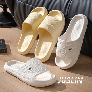 JUSLIN  รองเท้าแตะหญิง รองเท้าแตะ รองเท้า รองเท้าหัวโต เพิ่มความสูง 081218 Korean Style Comfortable สไตล์เกาหลี ทันสมัย B90H1ZE 37Z230910