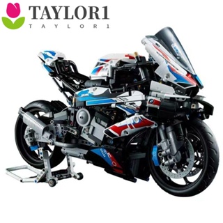 Taylor1 โมเดลบล็อกตัวต่อรถจักรยานยนต์ พลาสติก ถอดออกได้ M 1000 RR 42130 42130