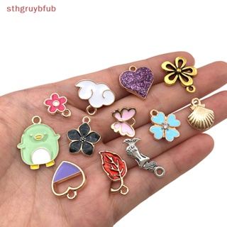 Sthb จี้พวงกุญแจ สร้อยข้อมือ สร้อยคอ โลหะผสมน้ํามัน ขนาดเล็ก แฮนด์เมด DIY 30 50 100 ชิ้น