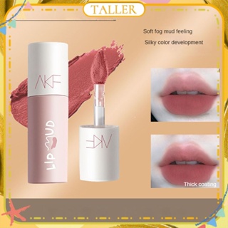 พร้อมส่ง Stcok Akf Soft Fog Mud Feeling Lip Glaze Matte Velvet Smooth Moisturizing Lipstick Easy To Color Long Lasting Lip Makeup 21 Colors TALLER