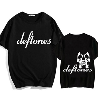 เสื้อยืด พิมพ์ลายกราฟิกการ์ตูนอนิเมะ Deftones Aesthetic น่ารัก สําหรับผู้ชาย