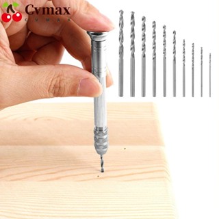 Cvmax ดอกสว่านมือบิด ขนาดเล็ก 0.8 มม.-3.0 มม. ทนทาน แฮนด์เมด DIY สําหรับงานไม้ งานฝีมือ