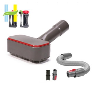 แปรงเครื่องดูดฝุ่น สําหรับ Dyson Pet Grooming Tool Pet Hair Attachment Dog Brush Vacuum Cleaner Parts for Dyson V15 V11 V10 V8 V7 V6 Hose Attachment