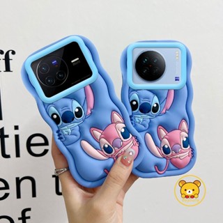 เคสซิลิโคนนิ่ม ลายการ์ตูน Stitch 3D สําหรับ Vivo V29 V21 5G V21S 5G X90 X80 Y52S Y31S 5G S17 Pro S15 S10 Pro X30 Pro